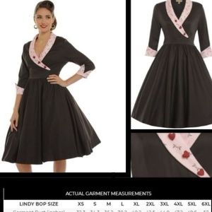 NWT Lindy Bop 50s Inspired Rockabilly Swing Dress
